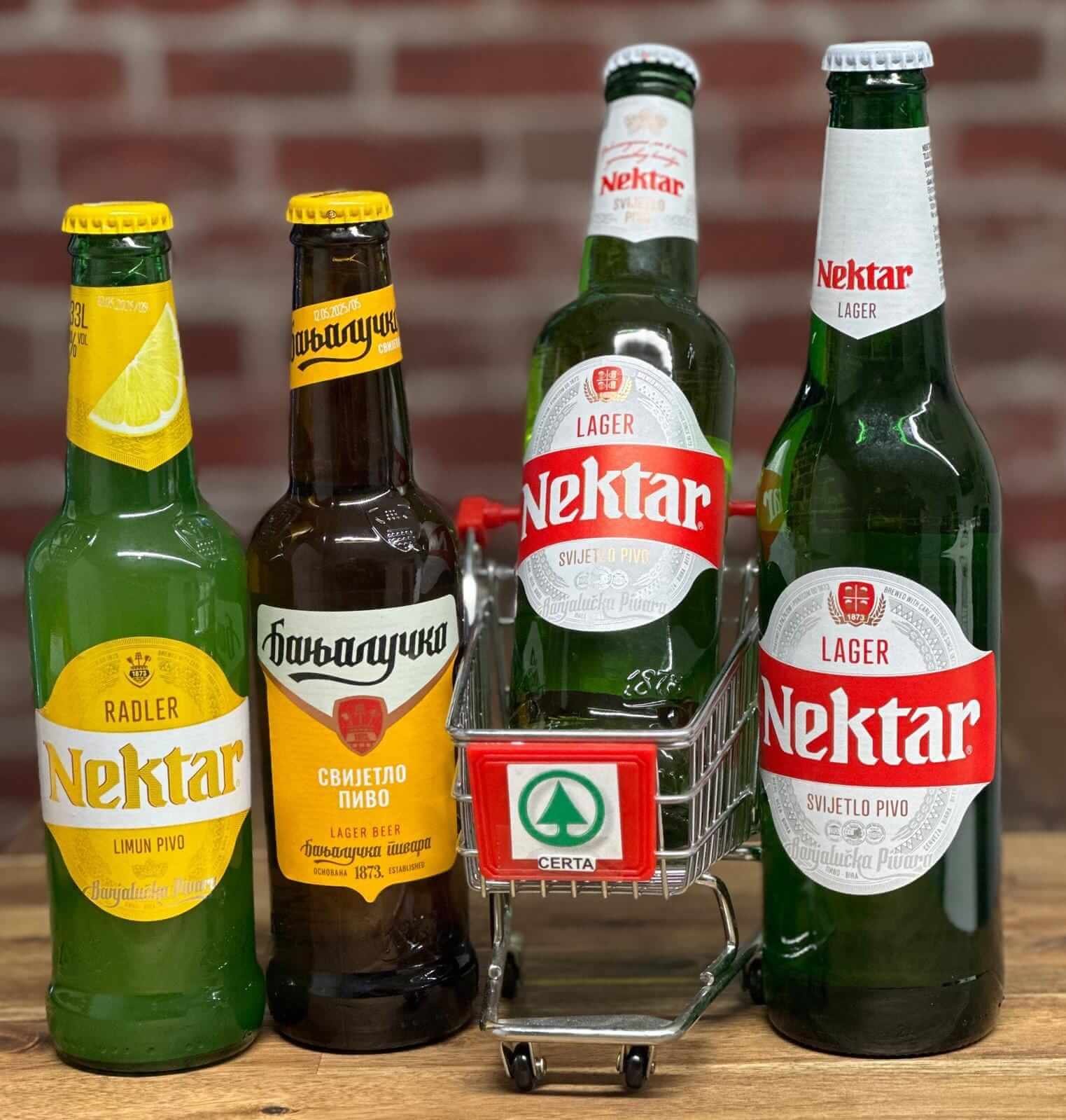 (Serbian (Latin)) Nektar pivo dostupno u Spar marketima u Beču